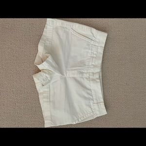Jcrew White chino shorts size 2